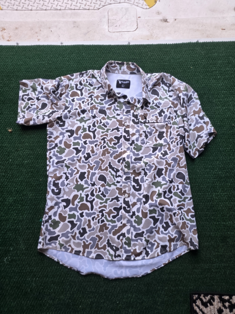 Men's Local Boy Outfitter Camo Fishing Shirt